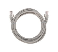 Rexant (02-0100-3) Патч-корд U/UTP, CAT 5e, RJ45-RJ45, 26AWG, LSZH, серый, 3м