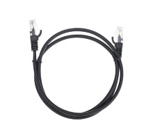 Rexant (02-0102-1) Патч-корд U/UTP, CAT 5e, RJ45-RJ45, 26AWG, LSZH, черный, 1м