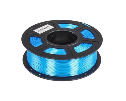 [Совместимые картриджи] Филамент NVPRINT PLA+ Trasparent Blue для 3D печати диаметр 1.75мм  длина 330 метров  масса 1 кг