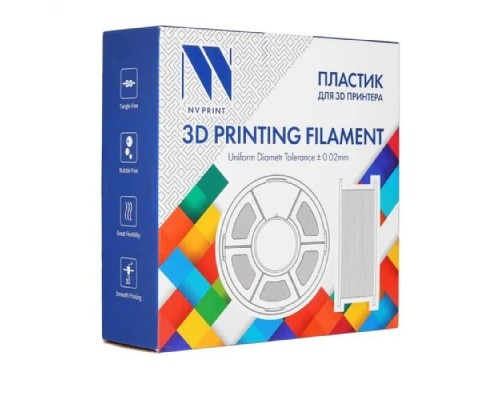 [Совместимые картриджи] Филамент NVPRINT PLA+ Trasparent Green для 3D печати диаметр 1.75мм  длина 330 метров  масса 1 кг