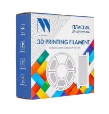 Филамент NVPRINT PLA+ Trasparent Yellow для 3D печати диаметр 1.75мм  длина 330 метров  масса 1 кг
