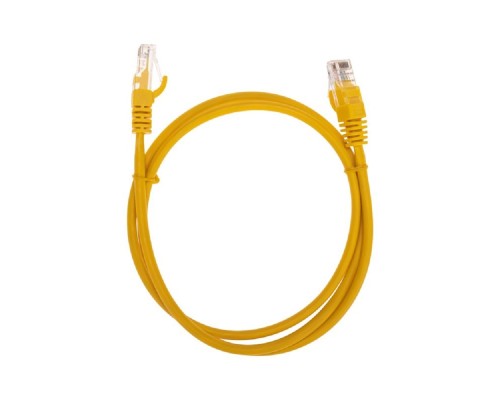 [Патч-корды (сетевые, телефонные)] Rexant (02-0105-1) Патч-корд U/UTP, CAT 5e, RJ45-RJ45, 26AWG, LSZH, желтый, 1м