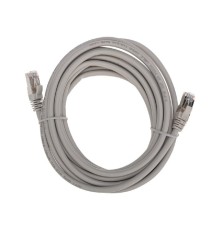 Rexant (02-0390-5) Патч-корд S/FTP, CAT 6A (10G), RJ45-RJ45, 28AWG, LSZH, серый, 5м