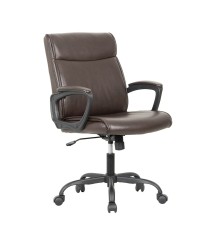 Офисное кресло Chairman CH303 экокожа, коричневый (7145993)