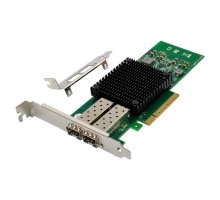 ORIENT XWT-INT520PE8 2SFP+, Сетевая карта PCI-Ex8 v2.0 2xSFP+ 10Gbps Server NIC, Intel 82599ES chipset, 10/1 Гбит/с, 2 планки крепления в комплекте (33298)
