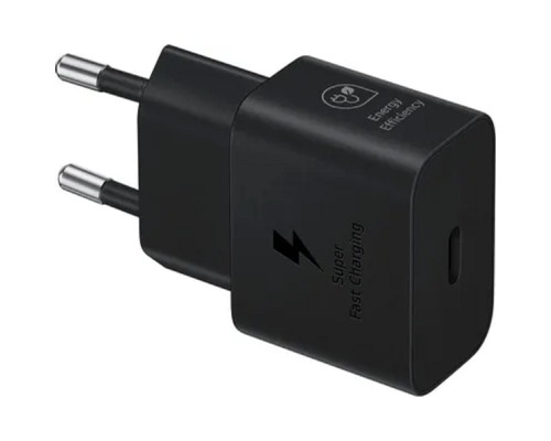 [Аксессуар] Сетевое зарядное устройство Samsung EP-T2510,  USB type-C,  25Вт,  3A,  белый [EP-T2510NBEGWW]
