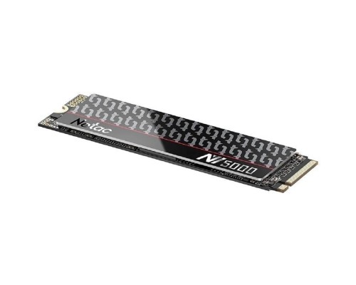 [носитель информации] Твердотельный накопитель SSD M.2 Netac 2.0Tb NV5000t Series <NT01NV5000t-2T0-E4X> Retail (PCI-E 4.0 x4, up to 4800/4400MBs, 3D NAND, 1280TBW, NVMe 1.4, 22х80mm, heat spreader)