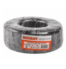 Rexant (01-0045-100) Кабель U/UTP, CAT 5e, PE 4х2х0,50мм, 24AWG, внешний, черный, 100м