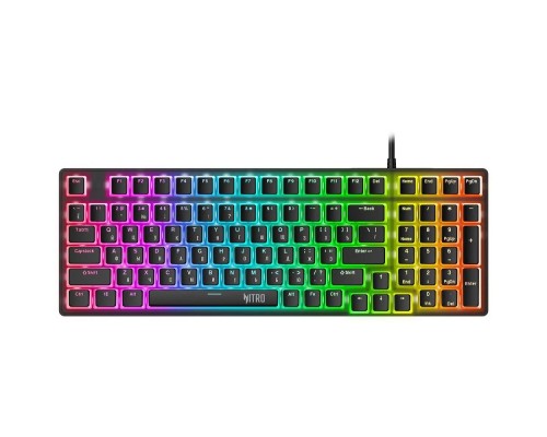[Acer] Acer Nitro OKW303 [ZL.KBDCC.01D] механическая черный/серый USB for gamer LED 
