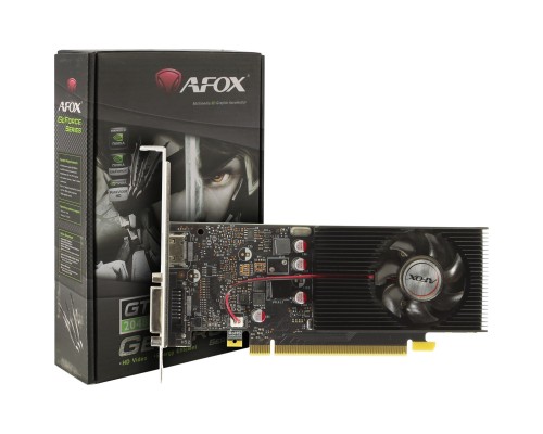 [Видеокарта] Видеокарта AFOX GT1030 2GB DDR5 64Bit DVI/HDMI ATX Single Fan (AF1030-2048D5L7) RTL 
