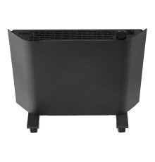 Denzel Конвектор электрический XCE-1000B, 230 В, 1000 Вт, черный, сушилка, колеса, Х-элемент [98127]