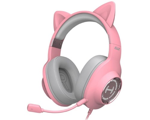 [Наушники Edifier] Edifier G2 II Pink {20ГЦ-20кГЦ,сопротивление 32 Ом, длина кабеля 2,5м,чувствительность 101Дб,разъем подключения USB,цвет :черный}