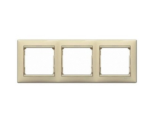 [ Розетки, выключатели и аксессуары] Legrand 774353 Рамка Valena 3 поста слоновая кость
