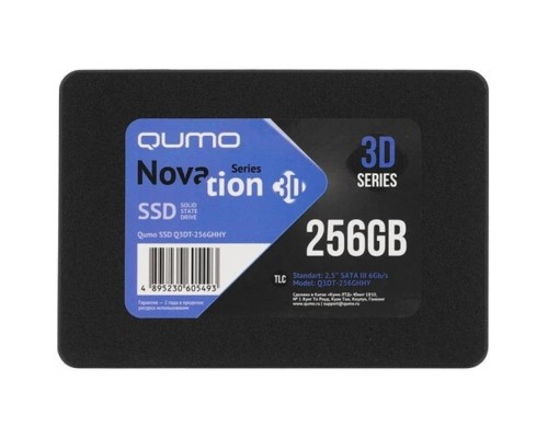 [накопитель] QUMO SSD 256GB QM Novation Q3DT-256GHHY {SATA3.0}
