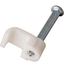 Rexant (07-4214) Крепеж кабеля плоский 14х7 мм, белый (50 шт/уп)