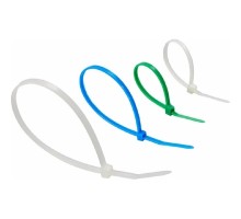 Rexant (07-7201) Набор стяжек нейлоновых 100, 150, 200 мм, цветные, НХ-1, тубус 200 шт.