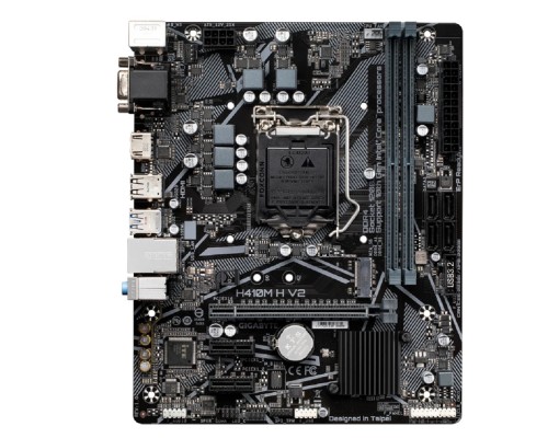 [Материнская плата] Gigabyte H410M H V2 2.1 {LGA1200, Intel Q470E, DDR4, 2, Micro-ATX} RTL