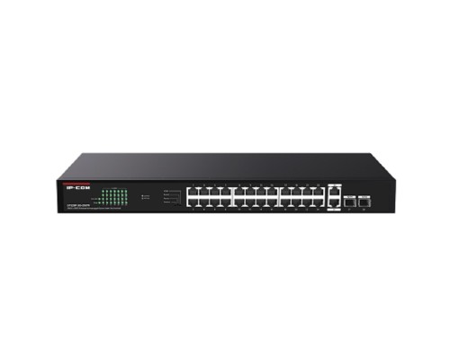 [Сетевое оборудование] IP-COM G1128P-24-250W Неуправляемый PoE коммутатор с 24 Гигабитными портами PoE и 2 SFP портами