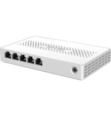 TENDA SM105 Коммутатор неуправляемый, 5 портов, 5x2,5Гбит/с, настольный, пластиковый корпус