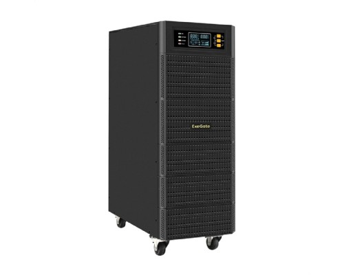 [ИБП] Exegate EX296953RUS ИБП On-line ExeGate PowerExpert TL-575-10kVA.192V.LCD.AVR.T.USB.RS232.SNMP <10000VA/10000W, On-Line, PF=1, LCD, клеммы, RS232, USB, SNMP-slot, встроенные батареи 12V 7.2Ah - 16шт, 