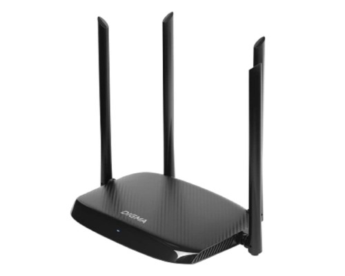 [Сетевое оборудование] Digma DWR-AC1201 Роутер беспроводной AC1200 10/100BASE-TX черный