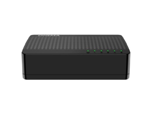 [Сетевое оборудование] Digma DSW-105GE DSW-105GEV2 Коммутатор (L2) 5х1Гбит/с неуправляемый