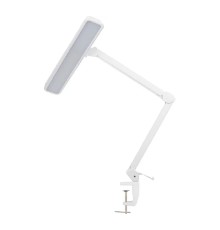 Rexant (31-0410) Лампа настольная бестеневая, струбцина, ECO light, 324 SMD LED, диммер, теплый/холодный свет, белая 
