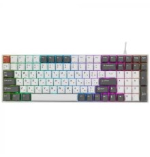Клавиатура RK100 беспроводная Grey,Red,White, линейные свитчи RK Red