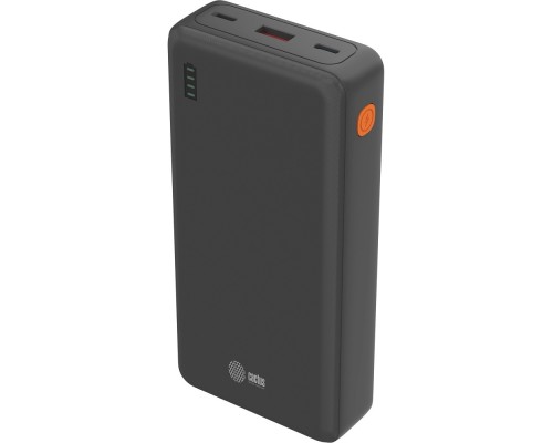 [Аксессуар] Мобильный аккумулятор Cactus CS-PBFSDA-20000 20000mAh 4.5A USB-A/2xUSB-C черный