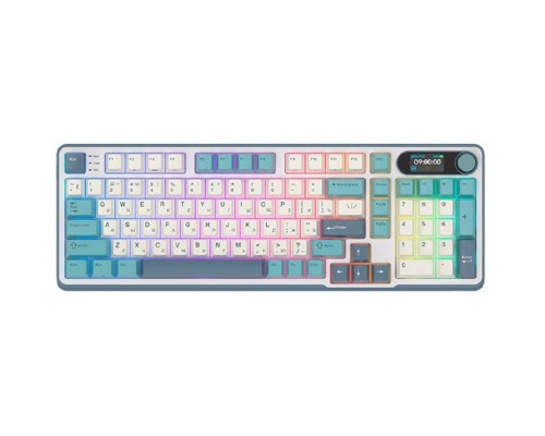 [Клавиатура Royal Kludge] Клавиатура RK-S98 беспроводная Light Cloud, линейные свитчи RK Chartreuse