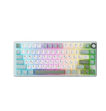 Клавиатура R75 проводная Sky Cyan, линейные свитчи RK Silver