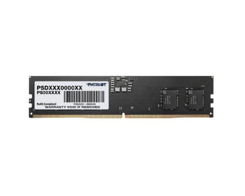[Модуль памяти] Память DDR5 8GB 5200MHz Patriot PSD58G520081 Signature Line RTL PC5-41600 CL42 DIMM 288-pin 1.1В single rank Ret