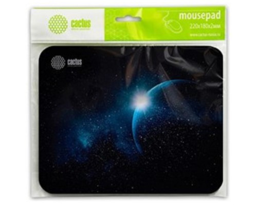 [Кактус коврики] Коврик для мыши Cactus Space 220x180x2мм (CS-MPC-P04XS)