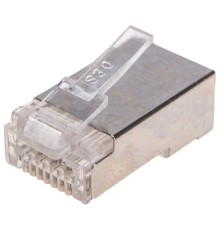 Rexant (05-1029) Разъем сквозной RJ-45(8P8C) под витую пару, FTP, CAT 6 ( Упаковка 100 шт )