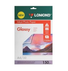 Фотобумага Lomond 0102093 A4/150г/м2/50л./белый глянцевое/глянцевое для струйной печати