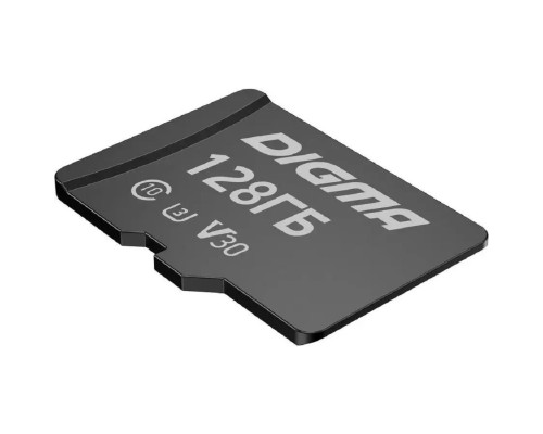 [Карта памяти ] Micro SecureDigital 128GB Digma CARD30 V30 + adapter DGFCA128A03