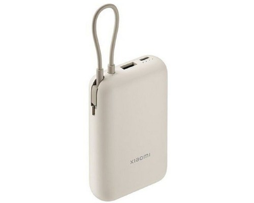 [ Аксессуар] Xiaomi Power Bank 10000mAh (встроенный кабель) Tan GL P15ZM (BHR9072GL)