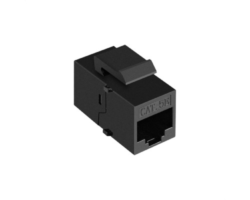 [Коннектор] Exegate EX297348RUS Модуль проходной ExeGate CP45-KJ-UC5e (RJ45-RJ45 формата Keystone Jack, Кат.5e, неэкранированный)