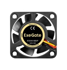 Exegate EX297011RUS Вентилятор 12В DC ExeGate EX04010B3P (40x40x10 мм, 2-Ball (двойной шарикоподшипник), 3pin, 5500RPM, 26dBA)