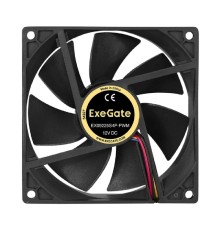 Exegate EX297050RUS Вентилятор 12В DC ExeGate EX09225S4P-PWM (92x92x25 мм, Sleeve bearing (подшипник скольжения), 4pin, PWM, 0-2000 RPM, 0-26dBA)