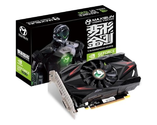 [Видеокарта] Видеокарта MAXSUN MS-GT1030 Transformer2G 2Gb GDDR5, 64bit, 1227/6000Mhz, HDMI/DVI, 30W Ret (6940709610946)
