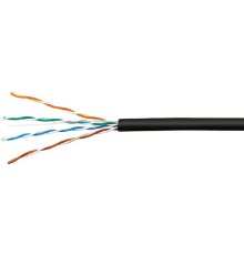 SkyNet Кабель UTP outdoor 4x2x0,51, медный, FLUKE TEST, кат.5e, однож., (305м) box, черный [CSP-UTP-4-CU-OUT-N]