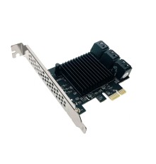 Espada Контроллер PCI-E, SATA3 6 port, Mar9215+ASM1093 (PCIe6SATAMar) (45522)