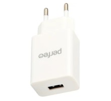 PERFEO Сетевое зарядное устройство с разъемом USB, 1А, белый (I4665)