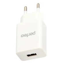 PERFEO Сетевое зарядное устройство с разъемом USB, 1А, белый (I4665)
