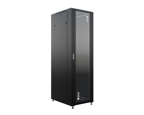 [Бастион Телекоммуникационные  шкафы] БАСТИОН SKAT TB-22R680GF-B Шкаф напольный универсальный серверный 22U 600х800мм, дверь стеклянная (4402) {1.5 года гарантия}