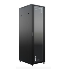 БАСТИОН SKAT TB-32R680GF-B Шкаф напольный универсальный серверный 32U 600х800мм, дверь стеклянная (4405) {1.5 года гарантия}