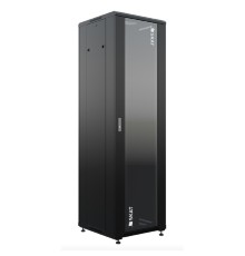 БАСТИОН SKAT TB-42R660GF-B Шкаф напольный универсальный серверный 42U 600х600мм, дверь стеклянная (4406) {1.5 года гарантия}