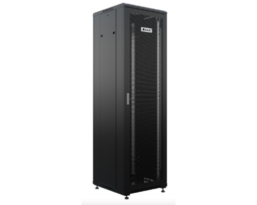 [Бастион Телекоммуникационные  шкафы] БАСТИОН SKAT TB-42R660PF-B Шкаф напольный универсальный серверный 42U 600х600мм дверь перфорированная (4426) {1.5 года гарантия}