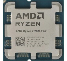 CPU AMD Ryzen 7 9800X3D OEM (100-000001084){Granite Ridge, 4nm, C8/T16, Base 4,7GHz, Turbo 5,2GHz, GPU Radeon Graphics, L3 96Mb, TDP 120W, SAM5}
